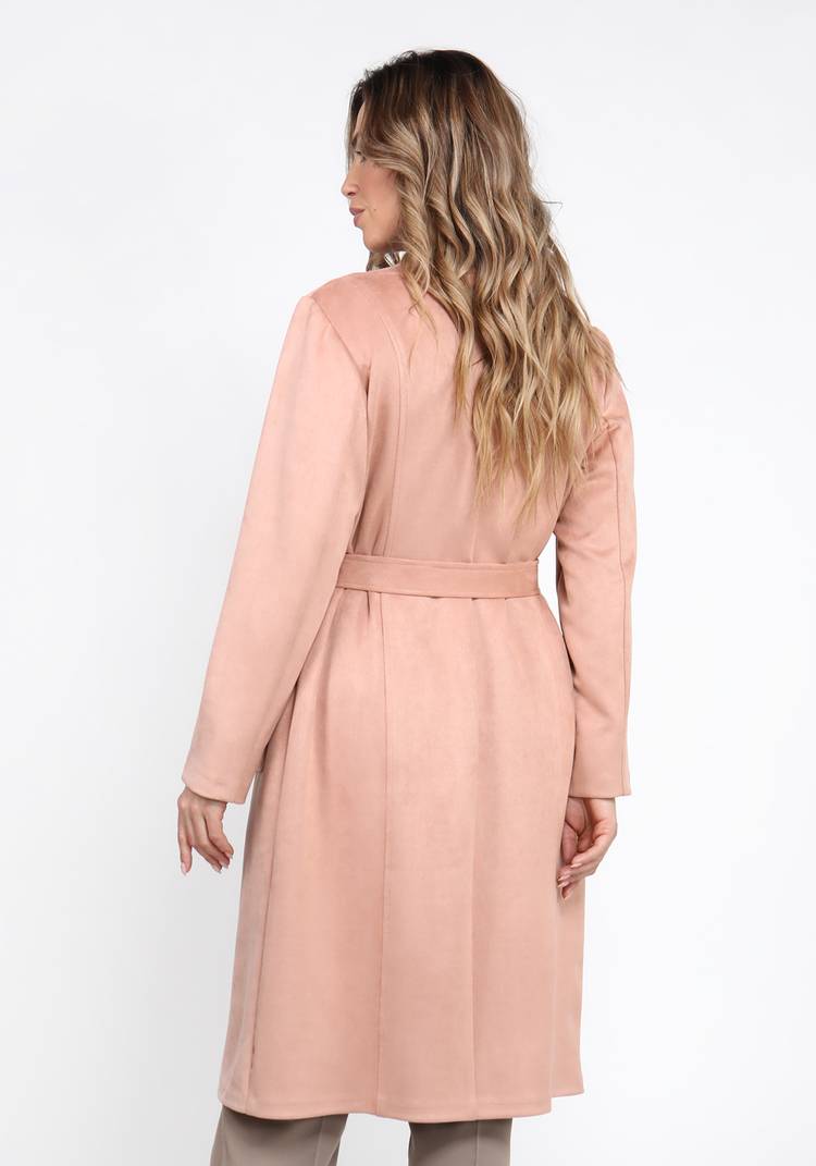 Кардиган из ткани под замшу Элла шир.  750, рис. 9