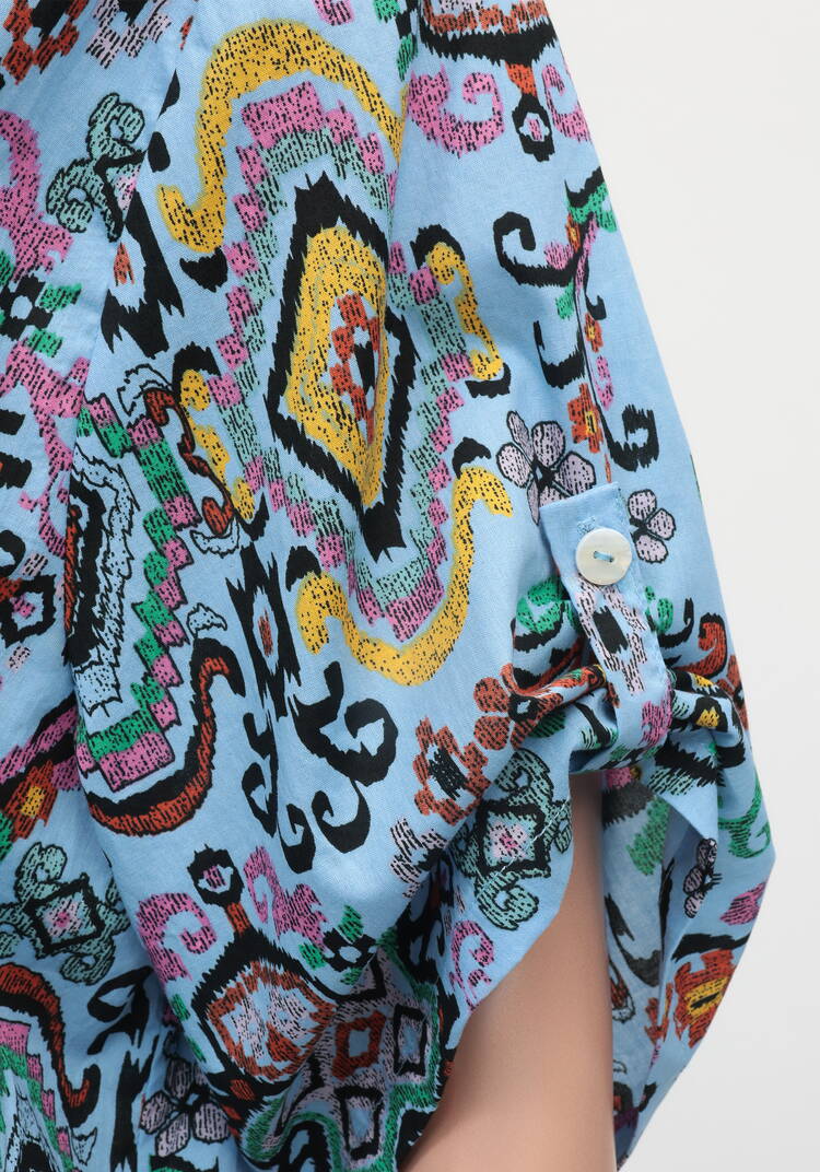 Платье-рубашка Очарование востока шир.  750, рис. 13