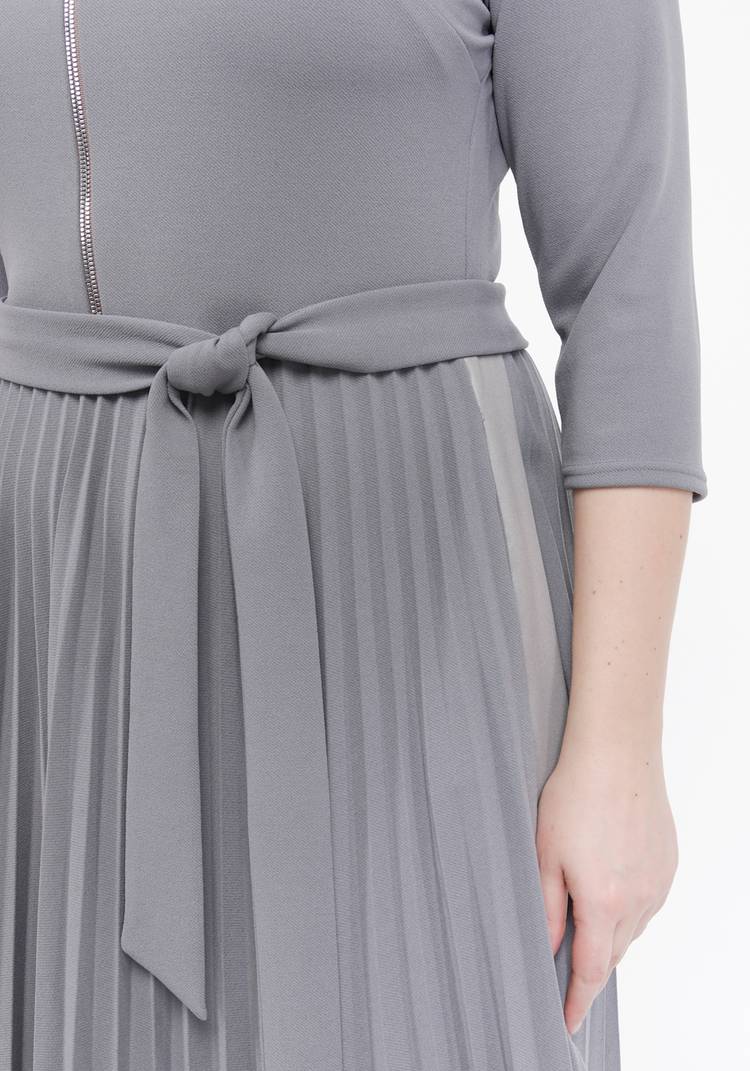 Платье с гофрированной юбкой шир.  750, рис. 9