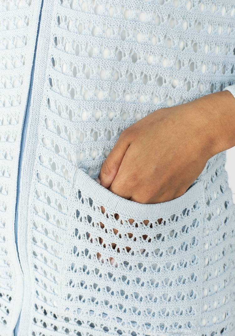 Кардиган вязаный с капюшоном на молнии шир.  750, рис. 17