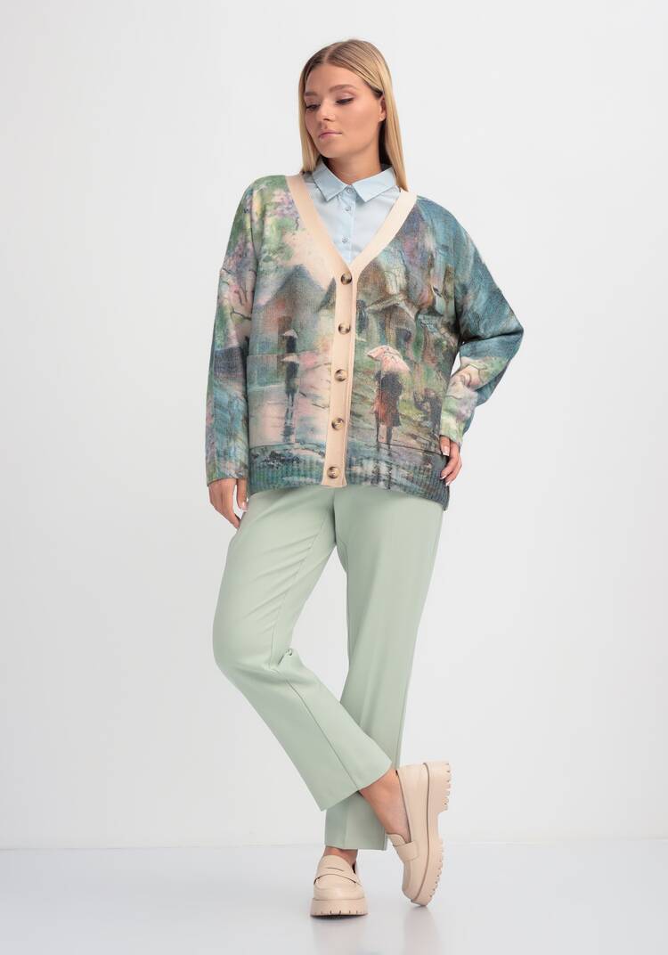 Кардиган на пуговицах Вивьен шир.  750, рис. 8