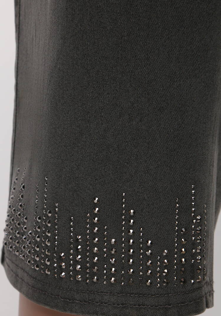 Брюки 7/8 со стразами шир.  750, рис. 18