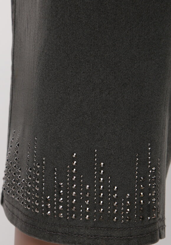 Брюки 7/8 со стразами шир.  580, рис. 18