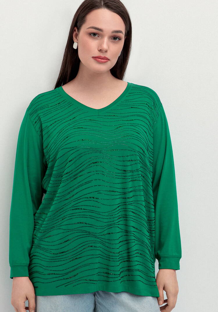 Блуза Дива шир.  750, рис. 4