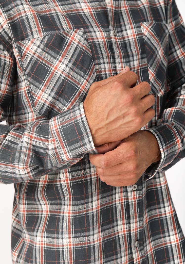 Фланелевая рубашка в клетку Даниэль шир.  750, рис. 4