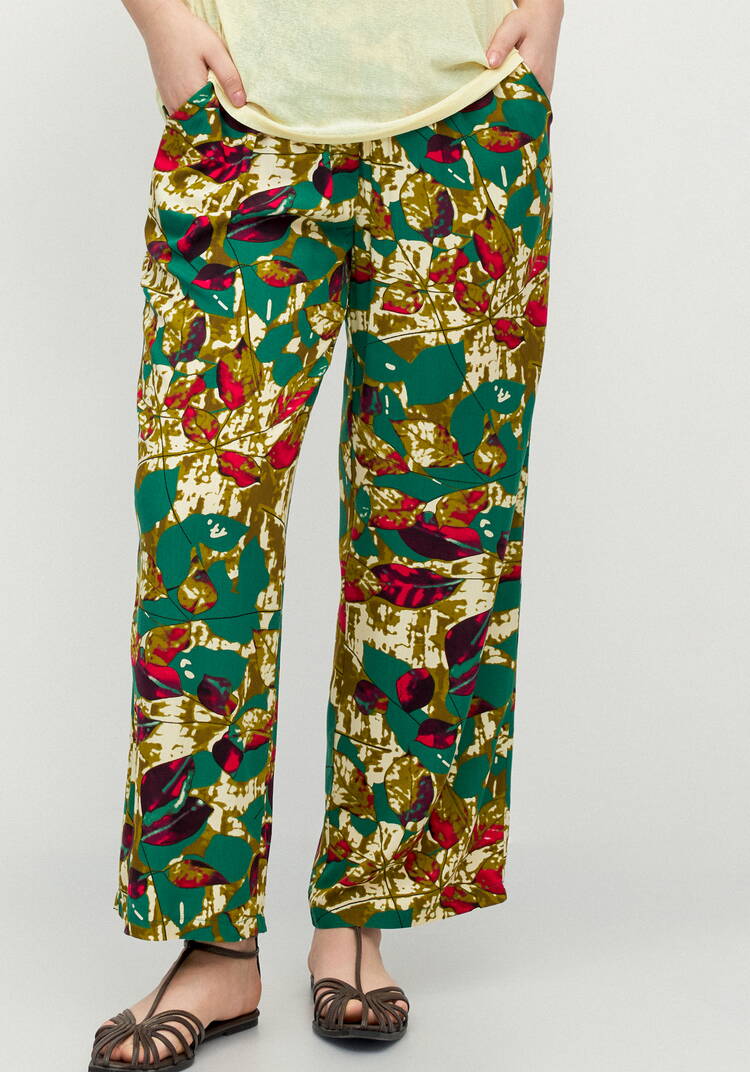 Брюки Калейдоскоп лепестков шир.  750, рис. 2