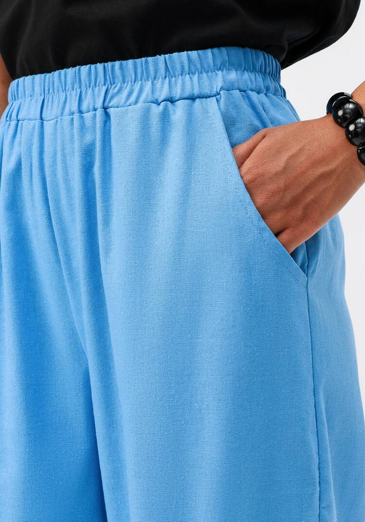 Брюки с декоративной планкой шир.  750, рис. 5