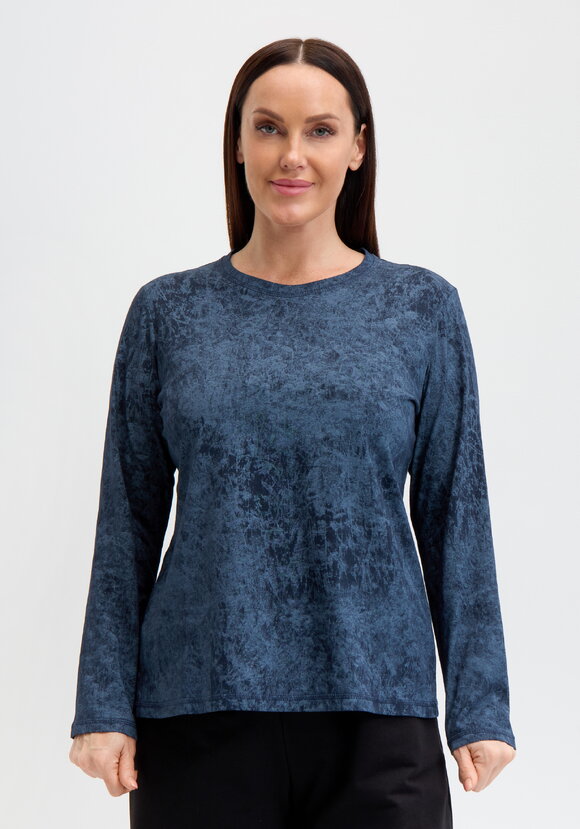 Лонгслив с принтом на горловине спинки шир.  580, рис. 4