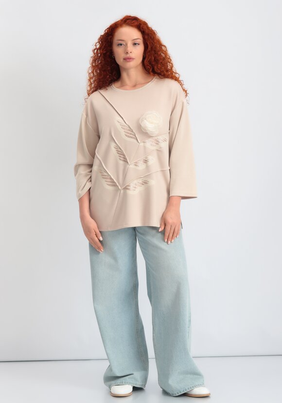 Блуза прямого кроя Катрин шир.  580, рис. 8