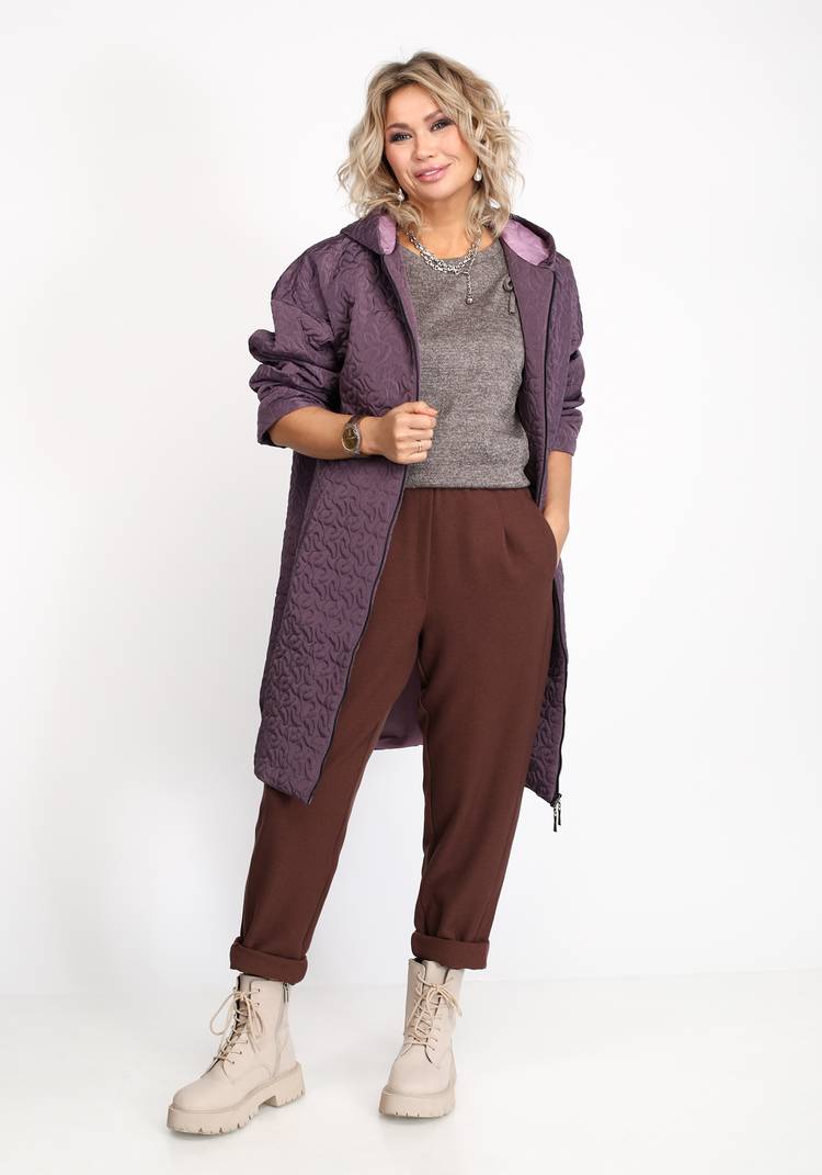 Пальто стеганое с застежкой-молнией шир.  750, рис. 11