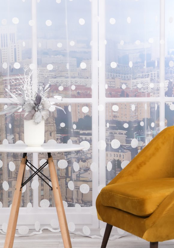 Тюль интерьерный Жемчужный дождь шир.  580, рис. 7