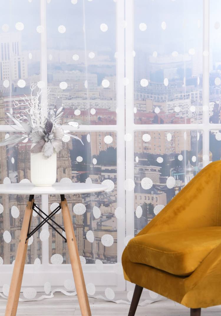 Тюль интерьерный Жемчужный дождь шир.  750, рис. 7