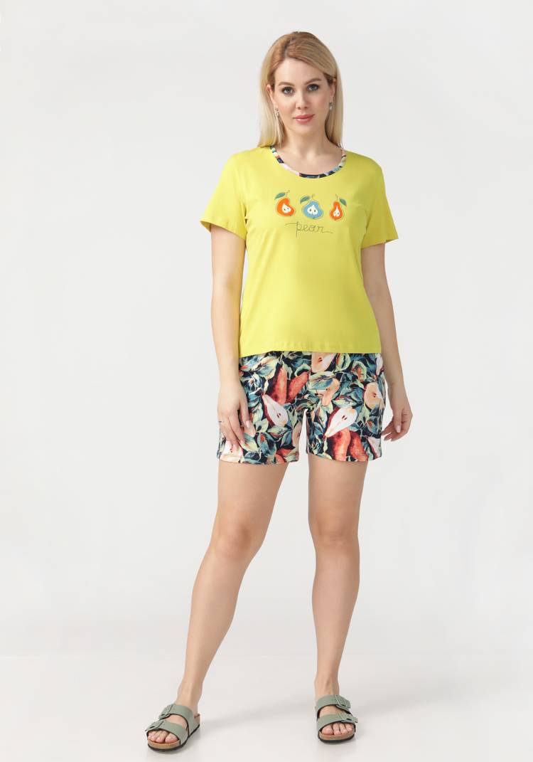 Пижама женская футболка и шорты Лада шир.  750, рис. 11