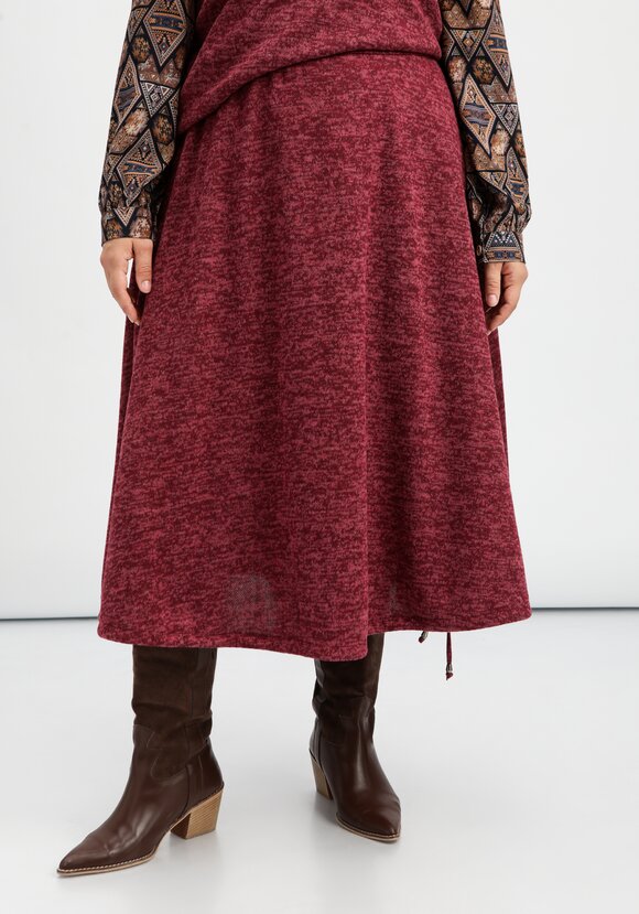 Юбка А-силуэта с кулиской по низу шир.  580, рис. 9