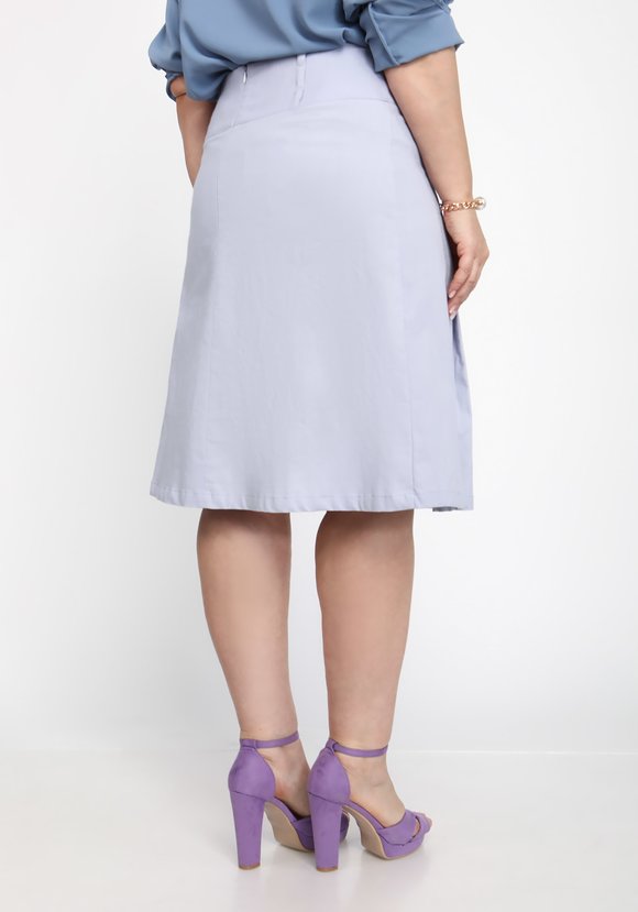 Юбка с встречными складками Поли шир.  580, рис. 18