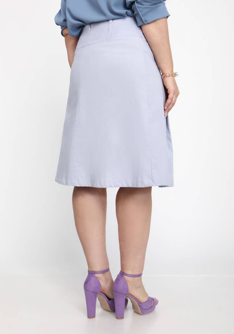 Юбка с встречными складками Поли шир.  750, рис. 18