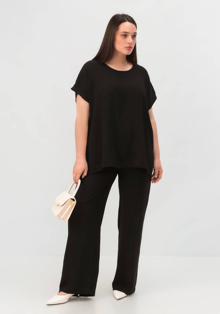 Блуза базовая со спущенной линией плеча шир.  750, рис. 8