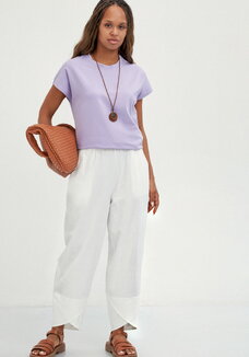 Брюки-тюльпан на резинке