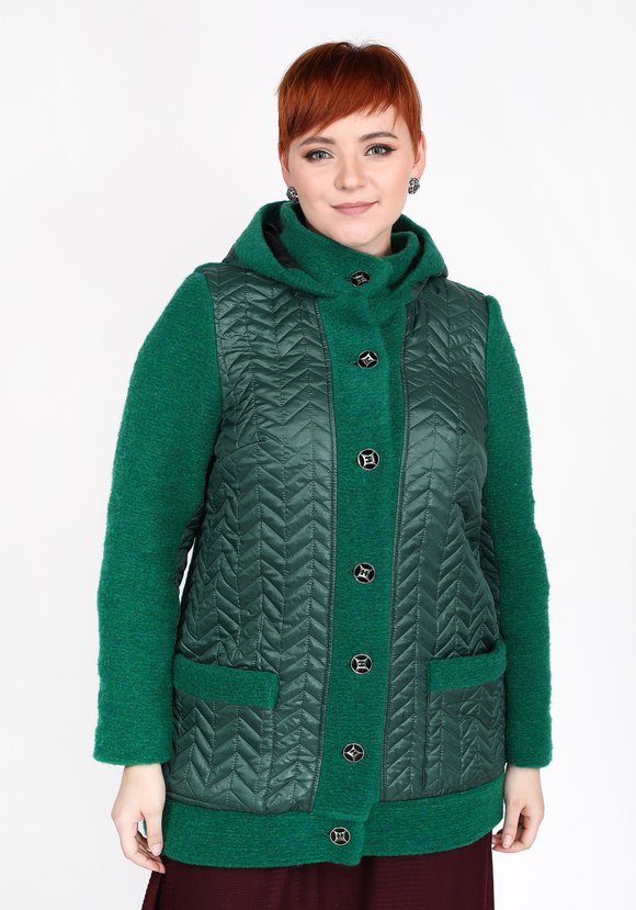 Пальто полуприлегающего силуэта шир.  580, рис. 2