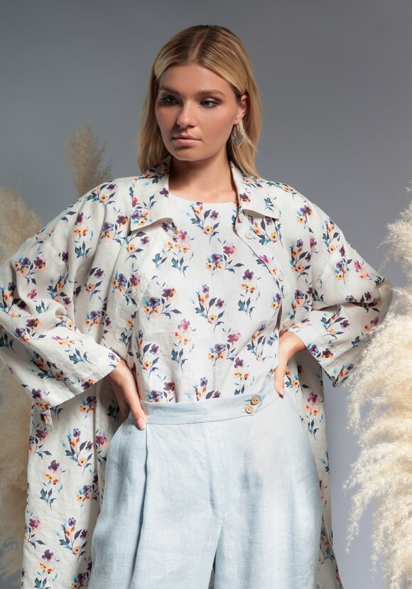 Блуза с удлиненной линией плеча Камилла шир.  580, рис. 30