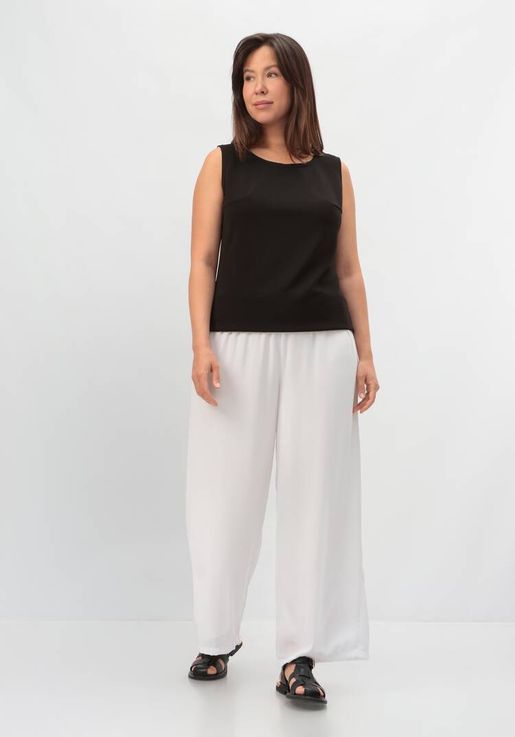 Брюки с резинкой на талии прямые шир.  750, рис. 8