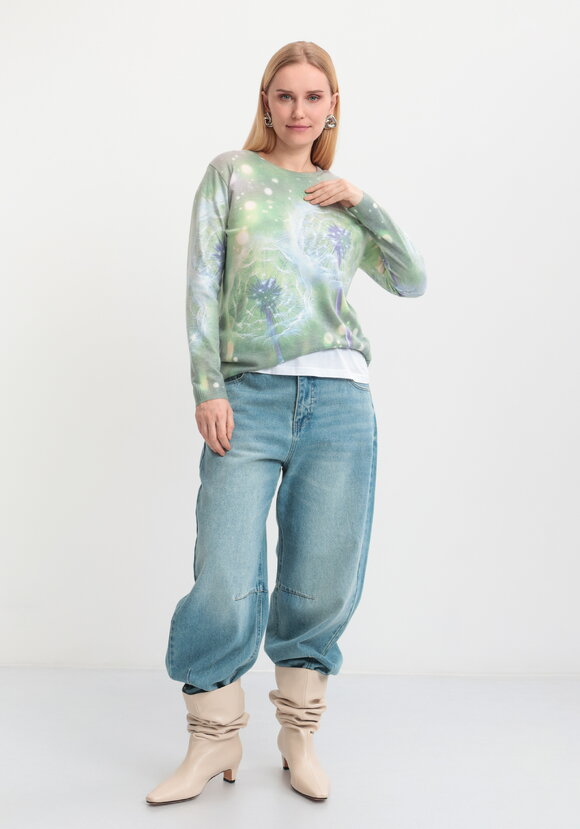 Джемпер Цветочная симфония шир.  580, рис. 2