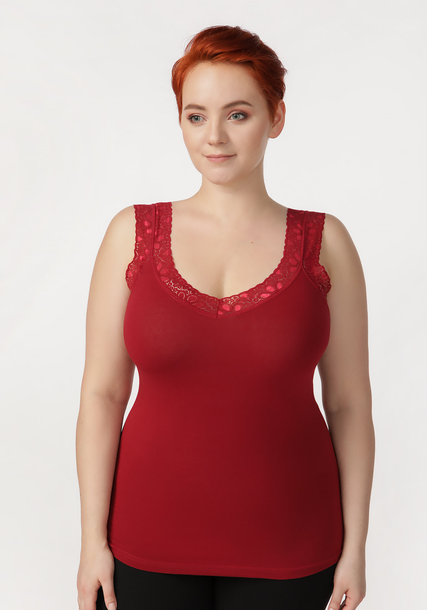 Майка с широкими бретелями "Эмма"