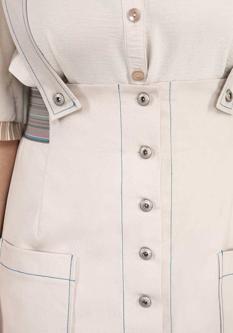 Сарафан джинсовый на пуговицах шир.  750, рис. 4