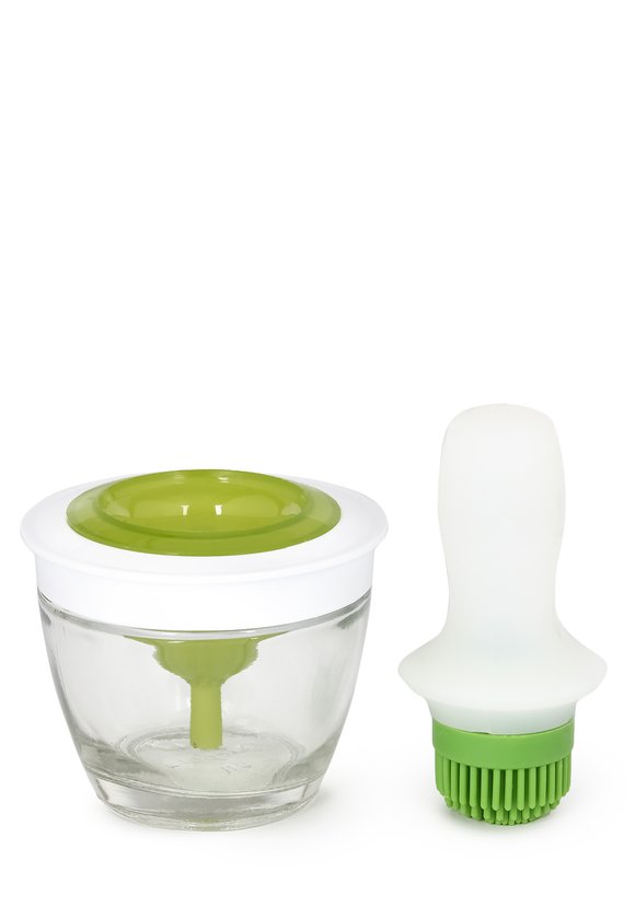 Набор из 2-х масленок с силиконовой кистью шир.  580, рис. 2