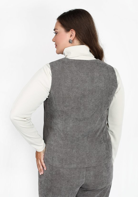 Жилет из вельвета шир.  580, рис. 2