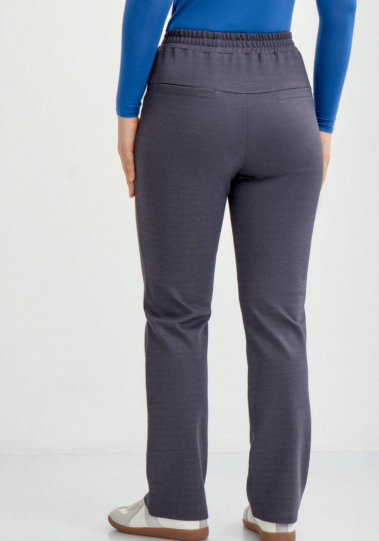 Брюки из джери с кокеткой по спинке шир.  750, рис. 17