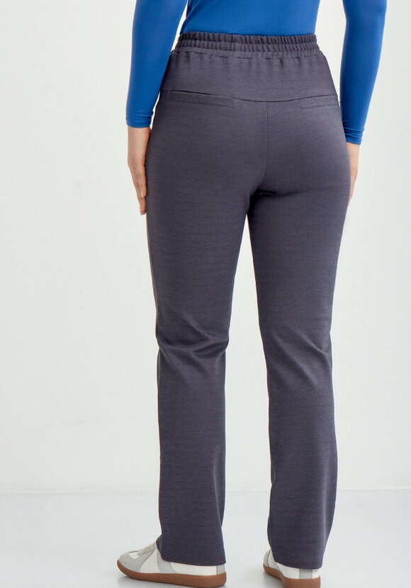 Брюки из джери с кокеткой по спинке шир.  580, рис. 17