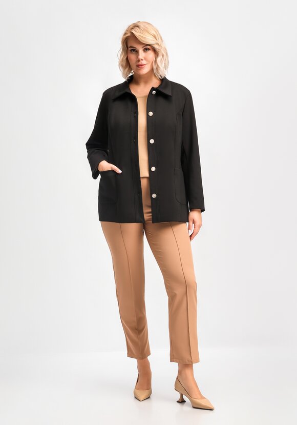 Пиджак с дизайнерскими пуговицами шир.  580, рис. 16