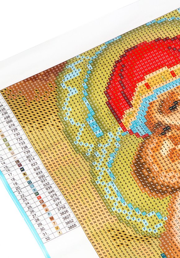 Алмазная мозаика с ликами святых шир.  580, рис. 31