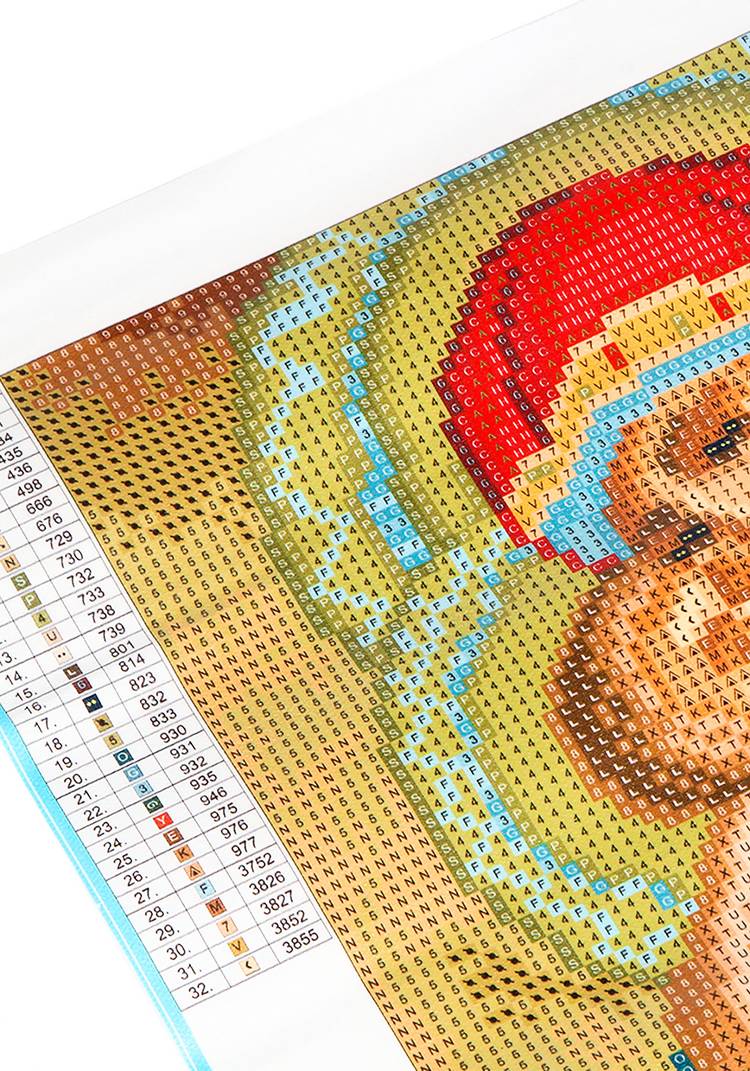 Алмазная мозаика с ликами святых шир.  750, рис. 31