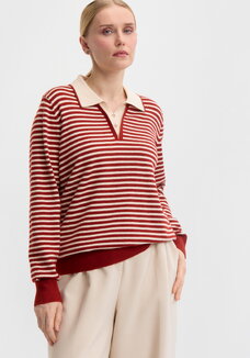 Трикотажный джемпер в полоску