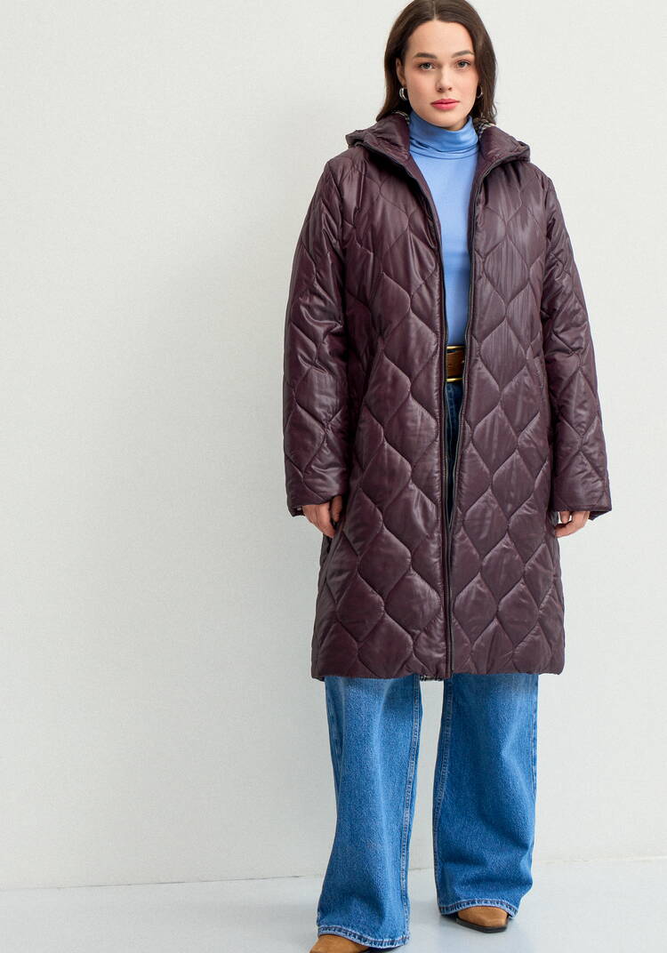 Куртка прямого кроя с капюшоном на молнии шир.  750, рис. 26