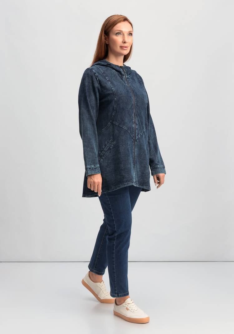 Толстовка свободного кроя с капюшоном шир.  750, рис. 8