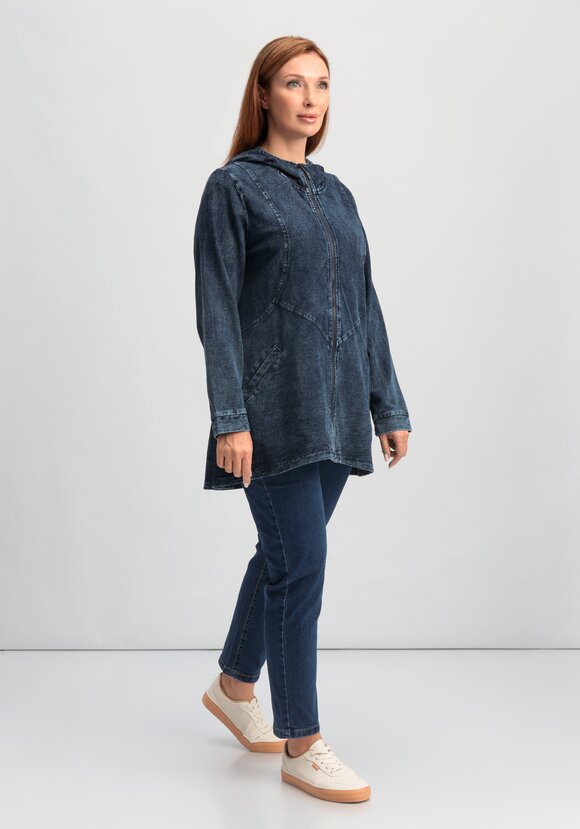 Толстовка свободного кроя с капюшоном шир.  580, рис. 8