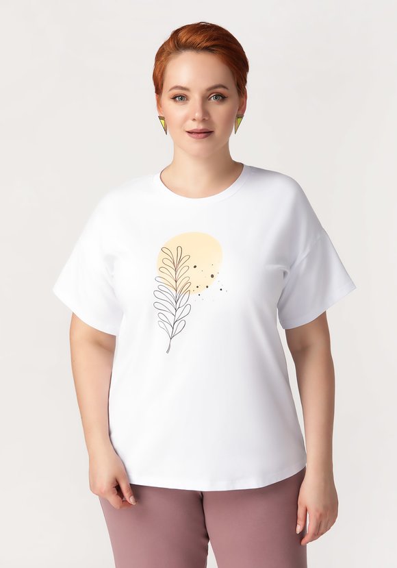 Футболка Базовая красота шир.  580, рис. 13