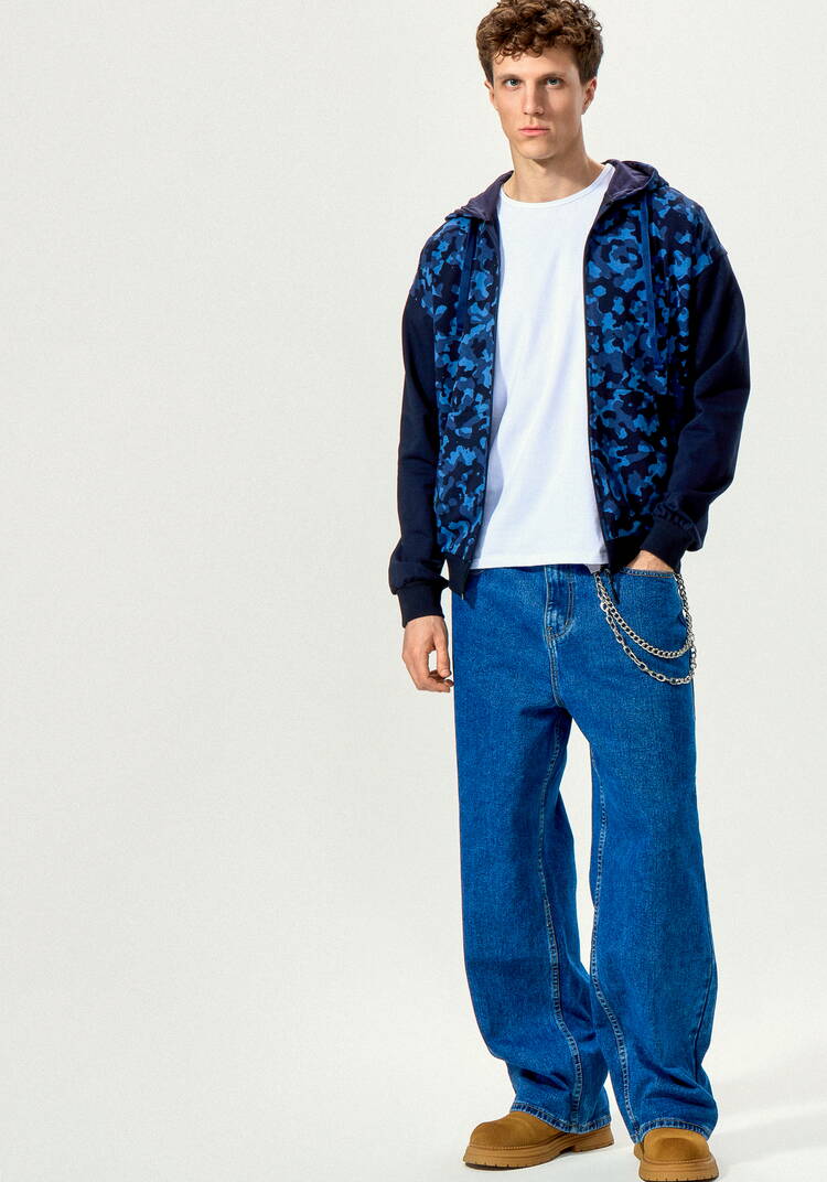 Толстовка с камуфляжным принтом и капюшоном шир.  750, рис. 15