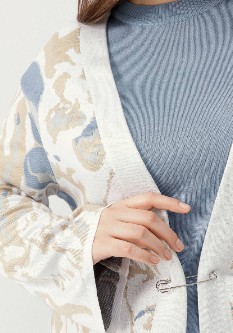 Кардиган с цветочным дизайном шир.  750, рис. 31