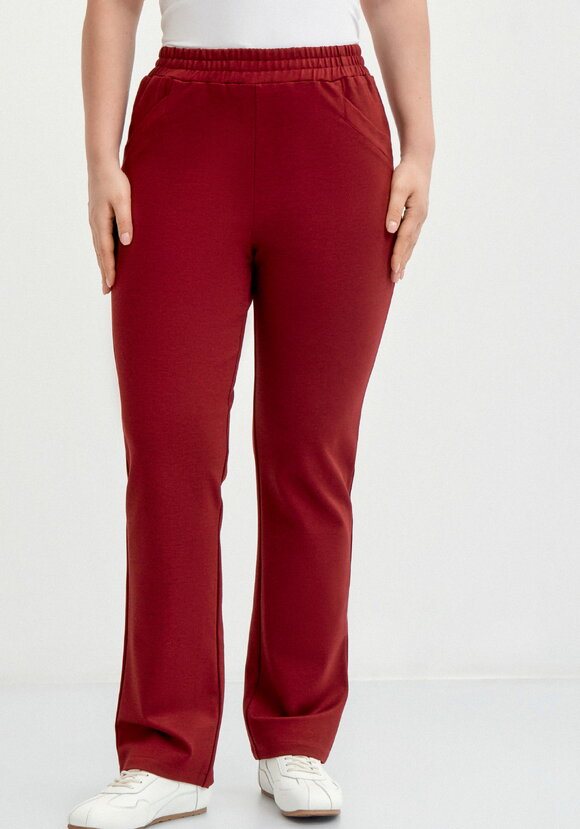 Брюки из джери с кокеткой по спинке шир.  580, рис. 11