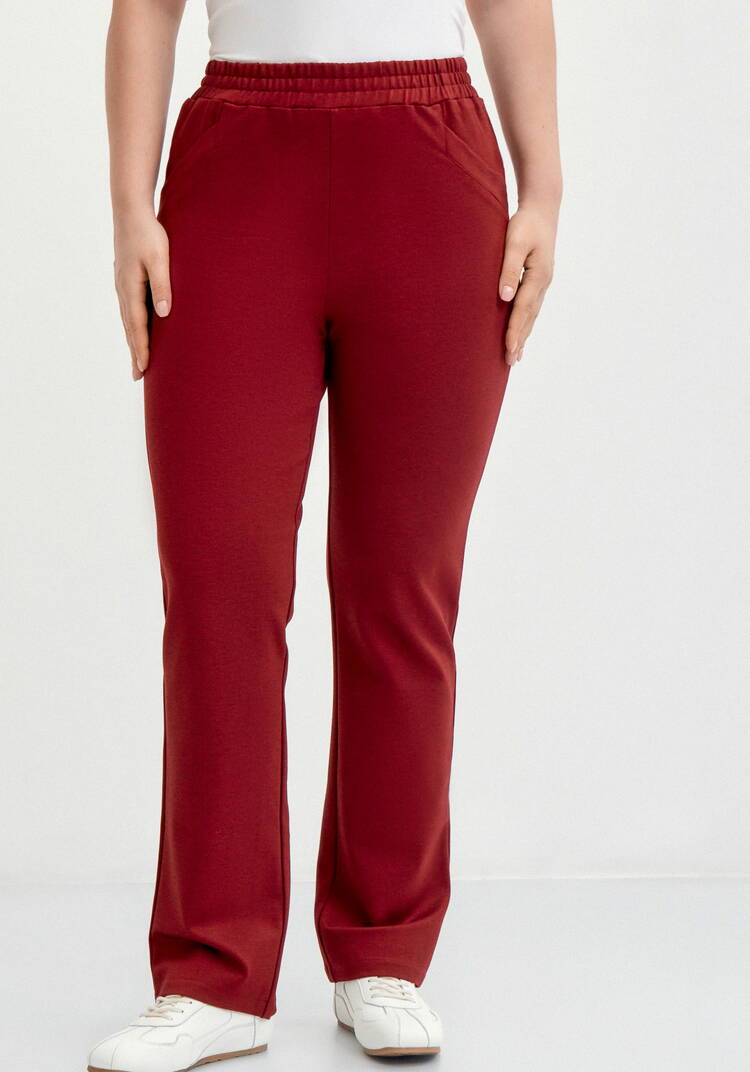 Брюки из джери с кокеткой по спинке шир.  750, рис. 11