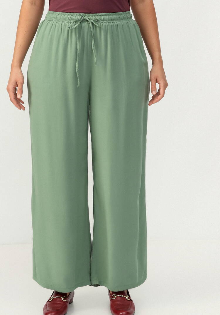 Брюки широкие на кулиске из штапеля шир.  750, рис. 25