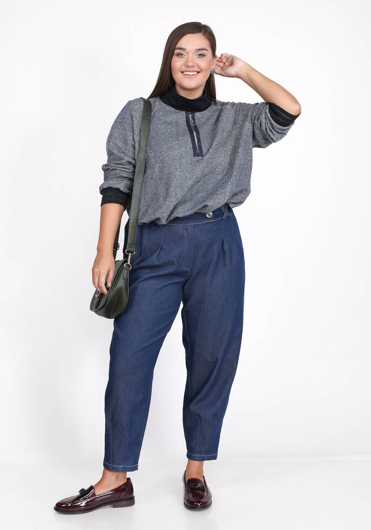 Свитшот с декоративной молнией шир.  750, рис. 8