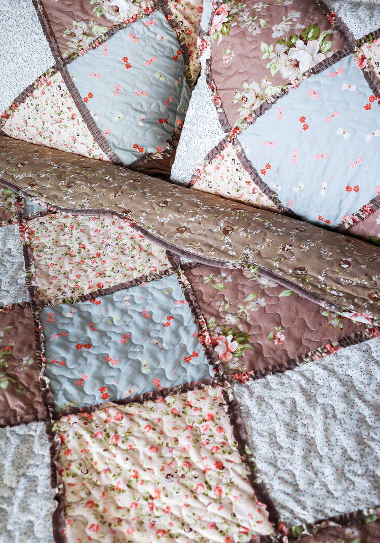 Покрывало с наволочками Печворк шир.  750, рис. 22