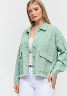 Куртка со стразами Инесса