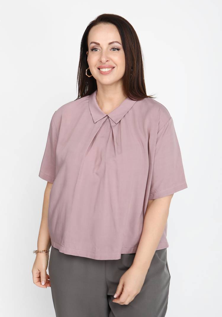 Блуза с воротничком шир.  750, рис. 6