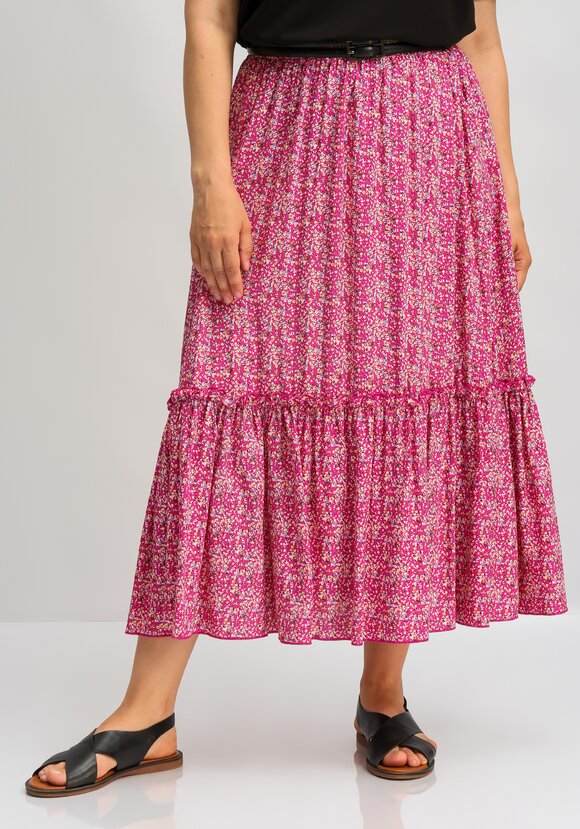 Юбка на резинке и с воланом по низу шир.  580, рис. 1